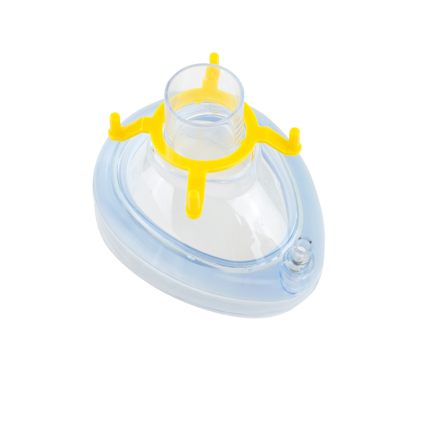 Air Cushion Mask Size w/ Valve #2 (Yellow Hook), Toddler, Case (36032)