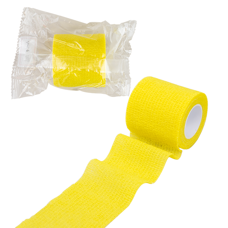 Sensi Wrap, Self-Adherent - Latex Free, 4" X 5 yds Yellow, 18/cs