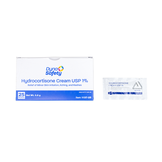 Hydrocortisone Cream, 0.9 g Foil Packet, Case of 1,800 (1137-25)