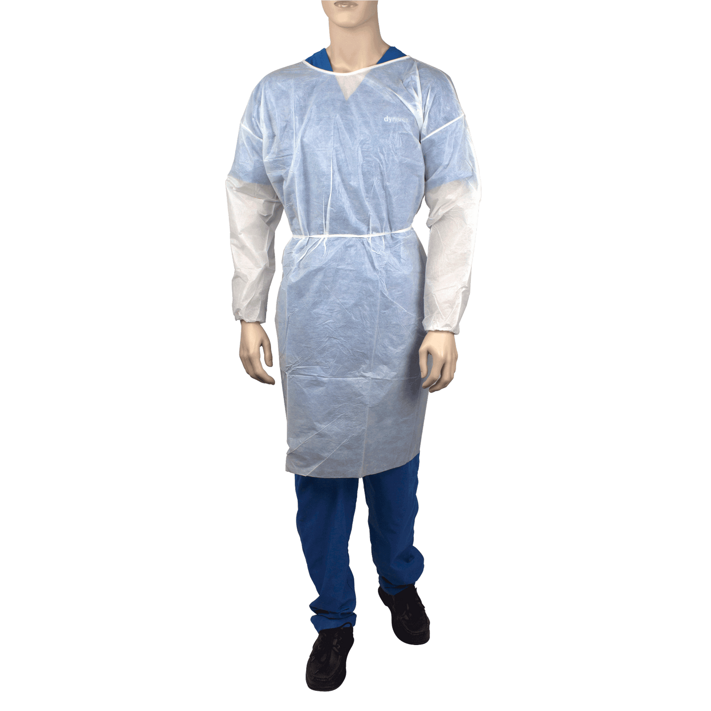 Isolation Gown Poly - Coated Barrier, 7XL, White, 10/5/cs