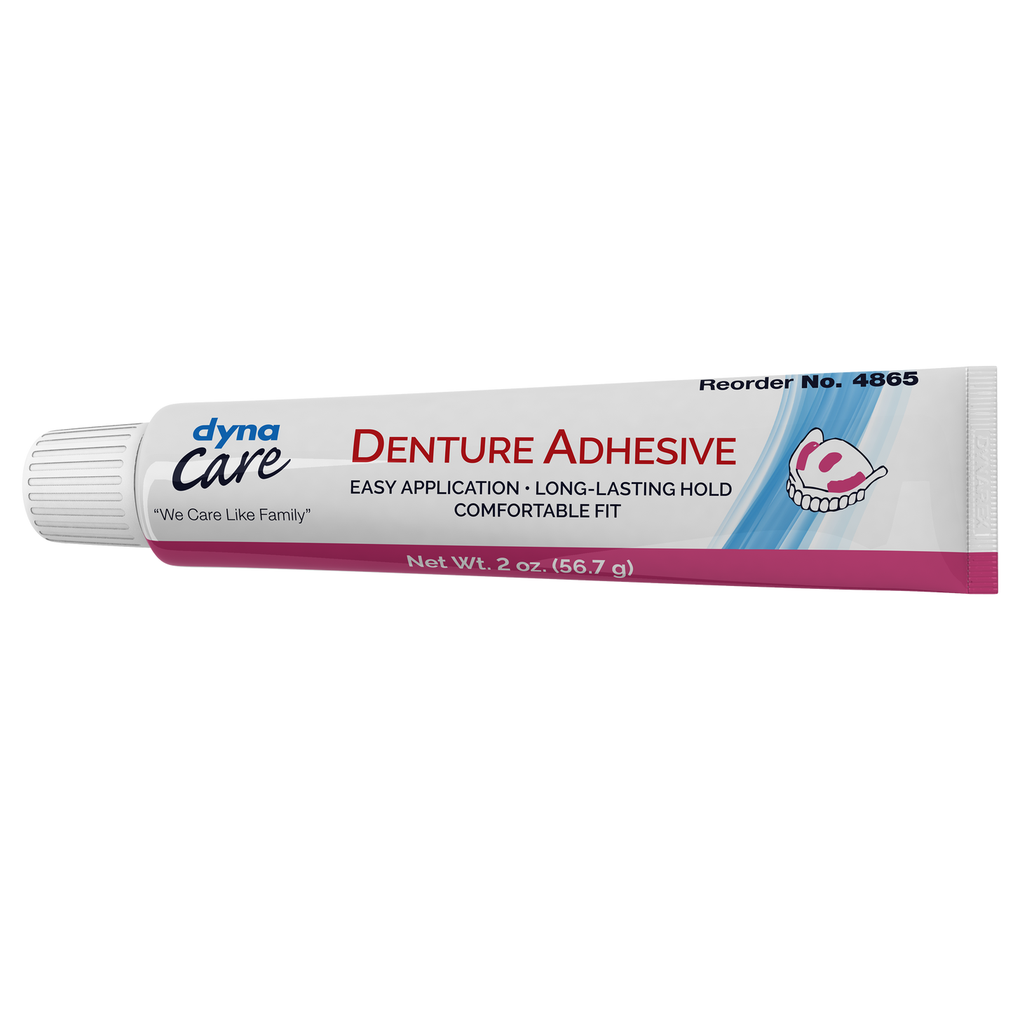 Denture Adhesive, 2 oz. Tube, Case (4865)