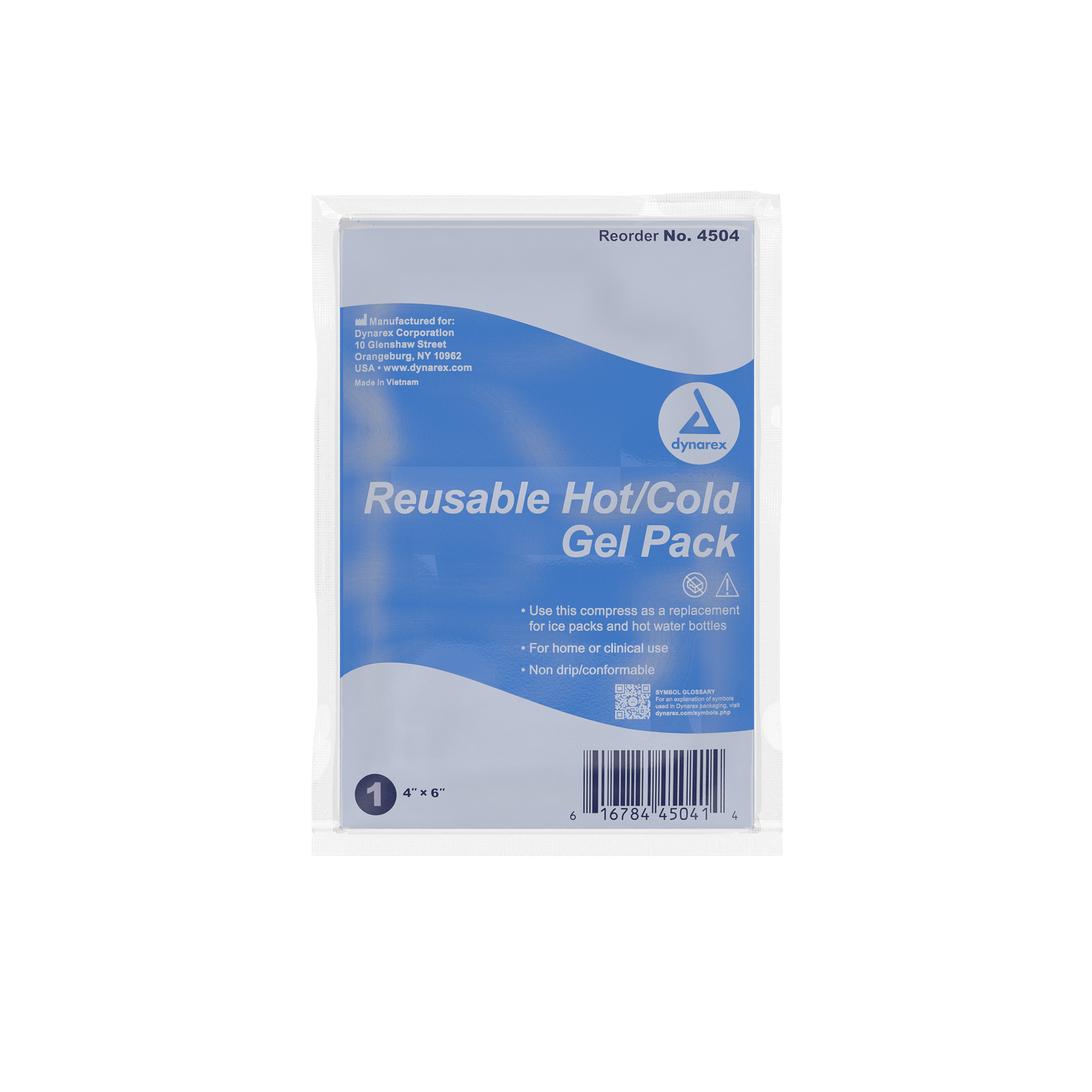 Reusable Hot / Cold Gel Packs, 4" x 6", 24/cs