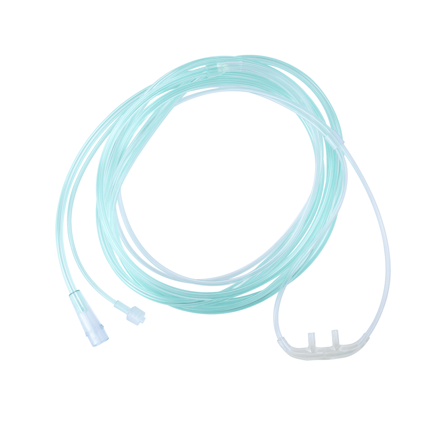 EtCO2 Nasal Sampling Cannula w/ 7' (2.1 m) Tubing w/ Male Lu, Adult/Standard 02 Tubing Conne, 25/cs