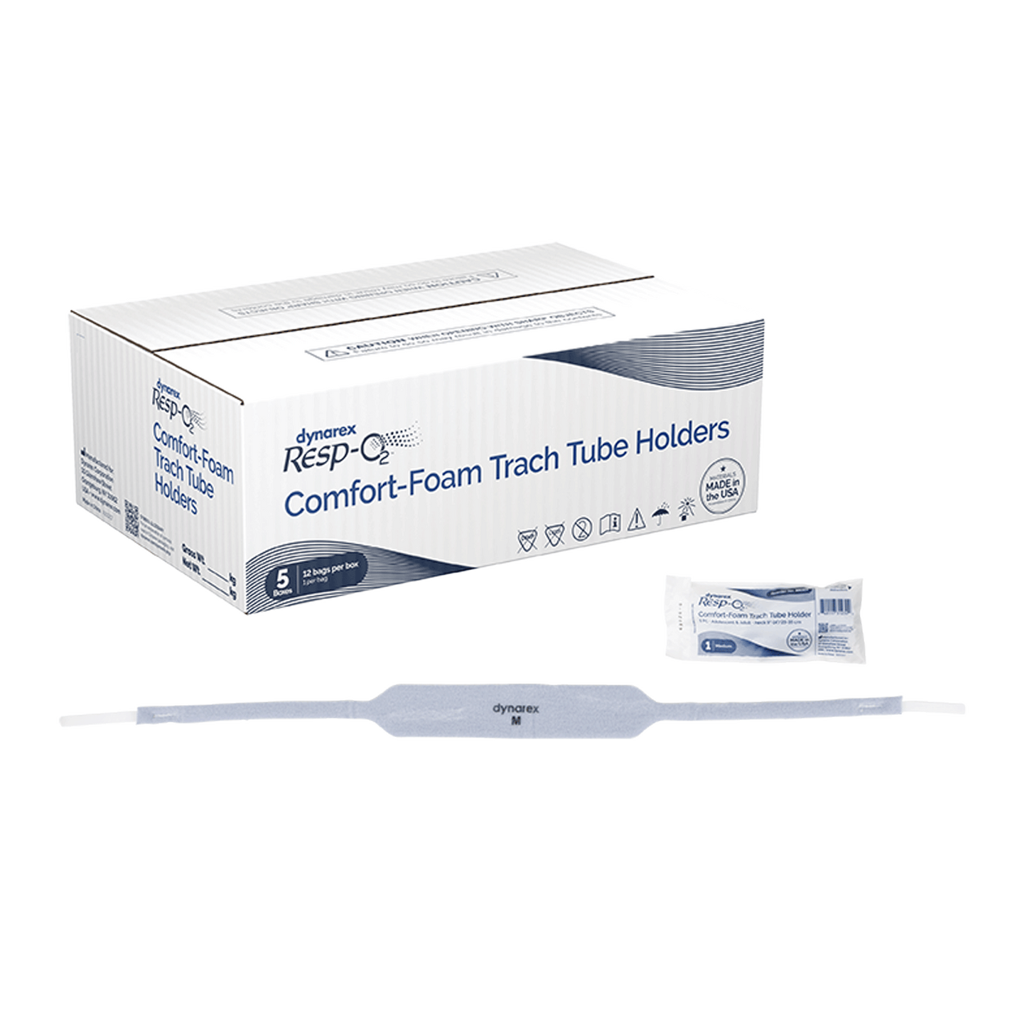 Comfort-Foam Trach Tube Holder, 1-Piece, Medium, Adolescent - Adult, Case (35021)