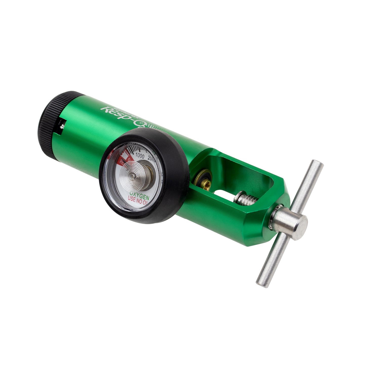 CGA 870 Oxygen Regulator - 0-4 LPM, 0-4 LPM, Barb Outlet, Brass-Sl, Case (36350)