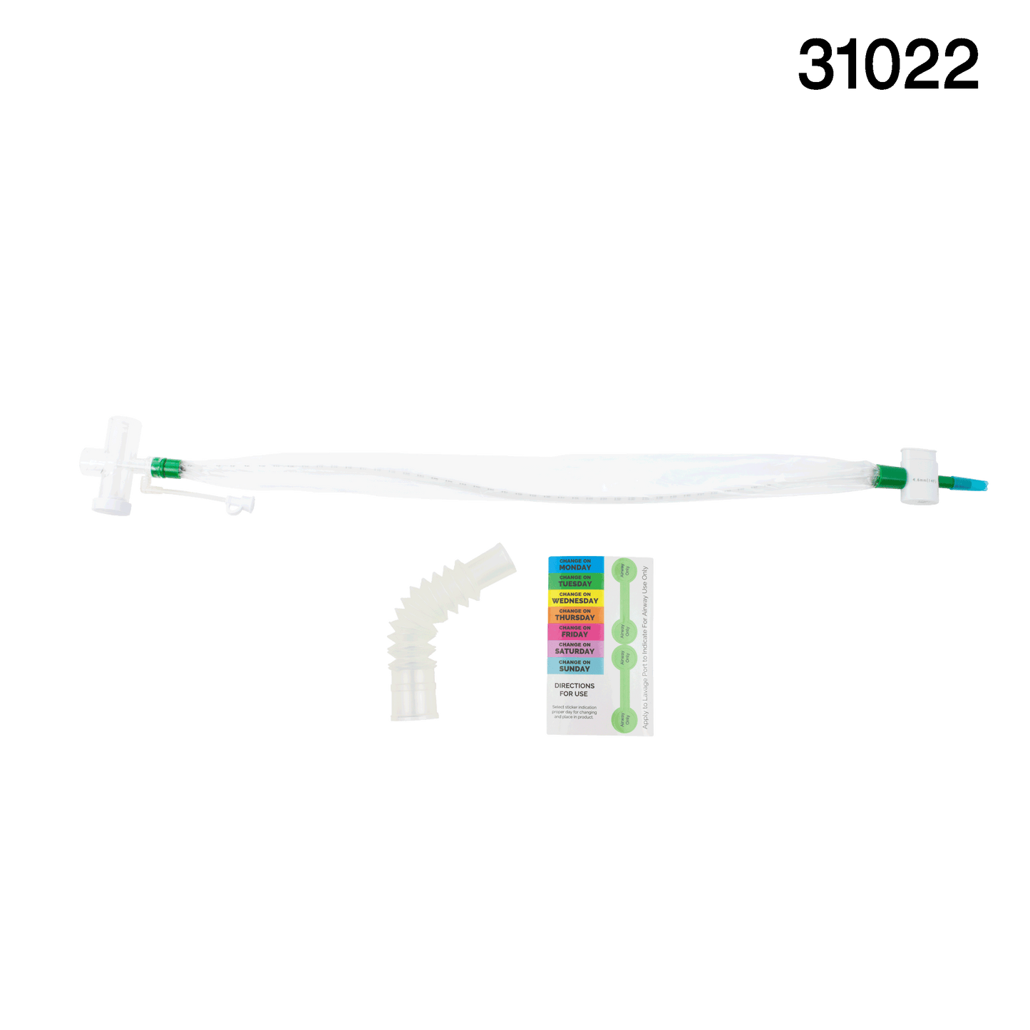 Closed Suction Endotracheal Catheter w/ T-Piece, 14 Fr, Case (31022)