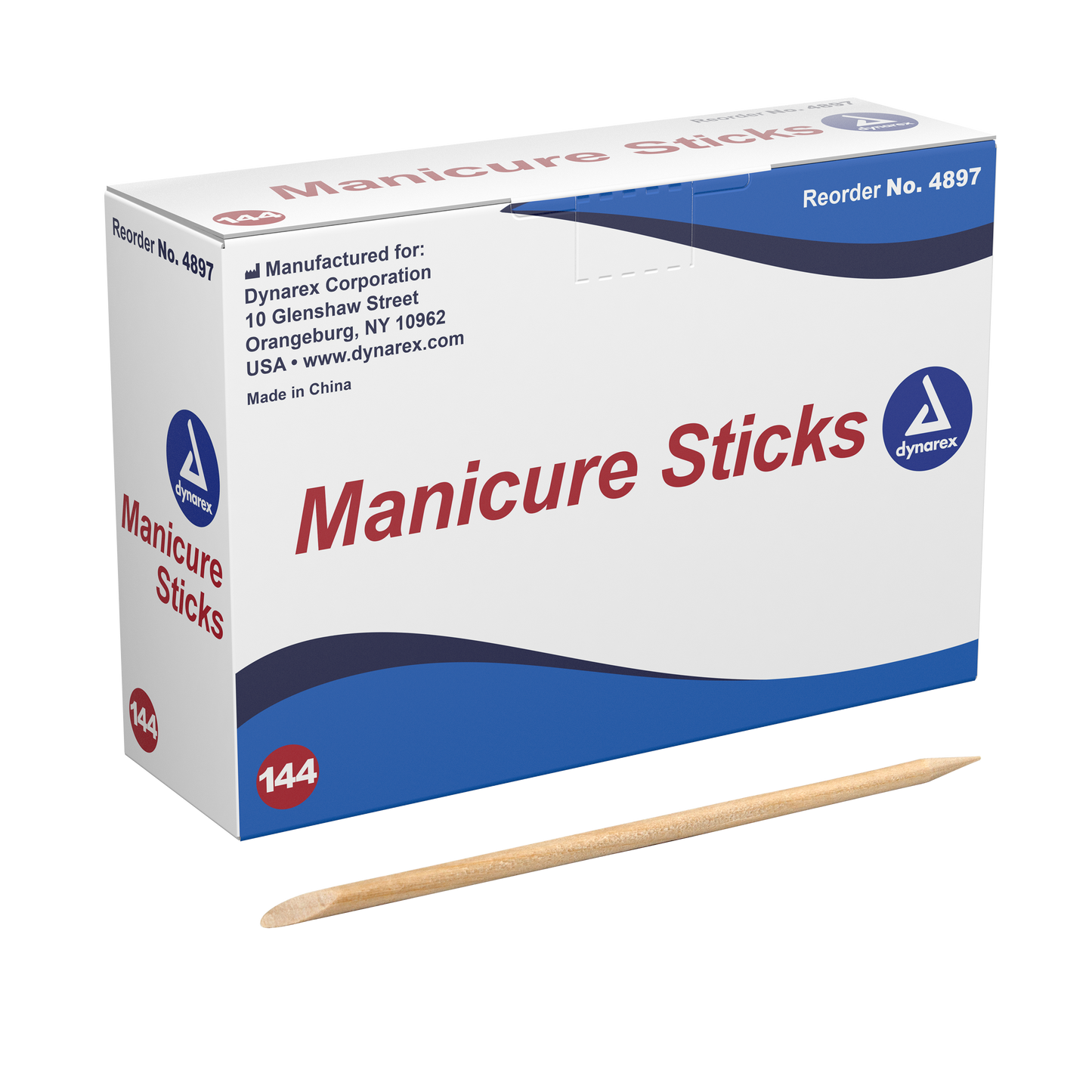 Manicure Sticks, 4.5" Long, Case (4897)