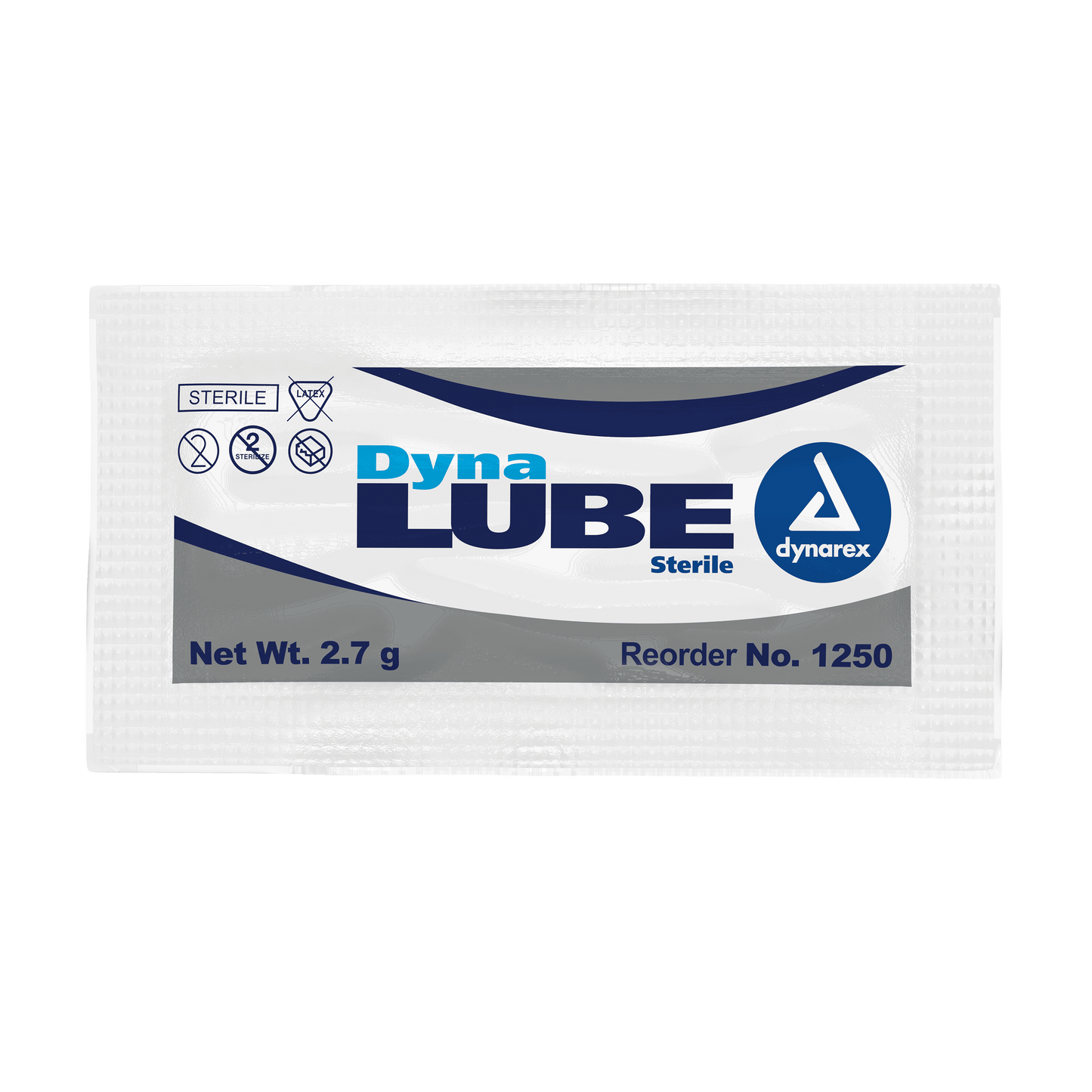 DynaLube Lubricating Jelly - Sterile, 2.7 g Packet, Case (1250)