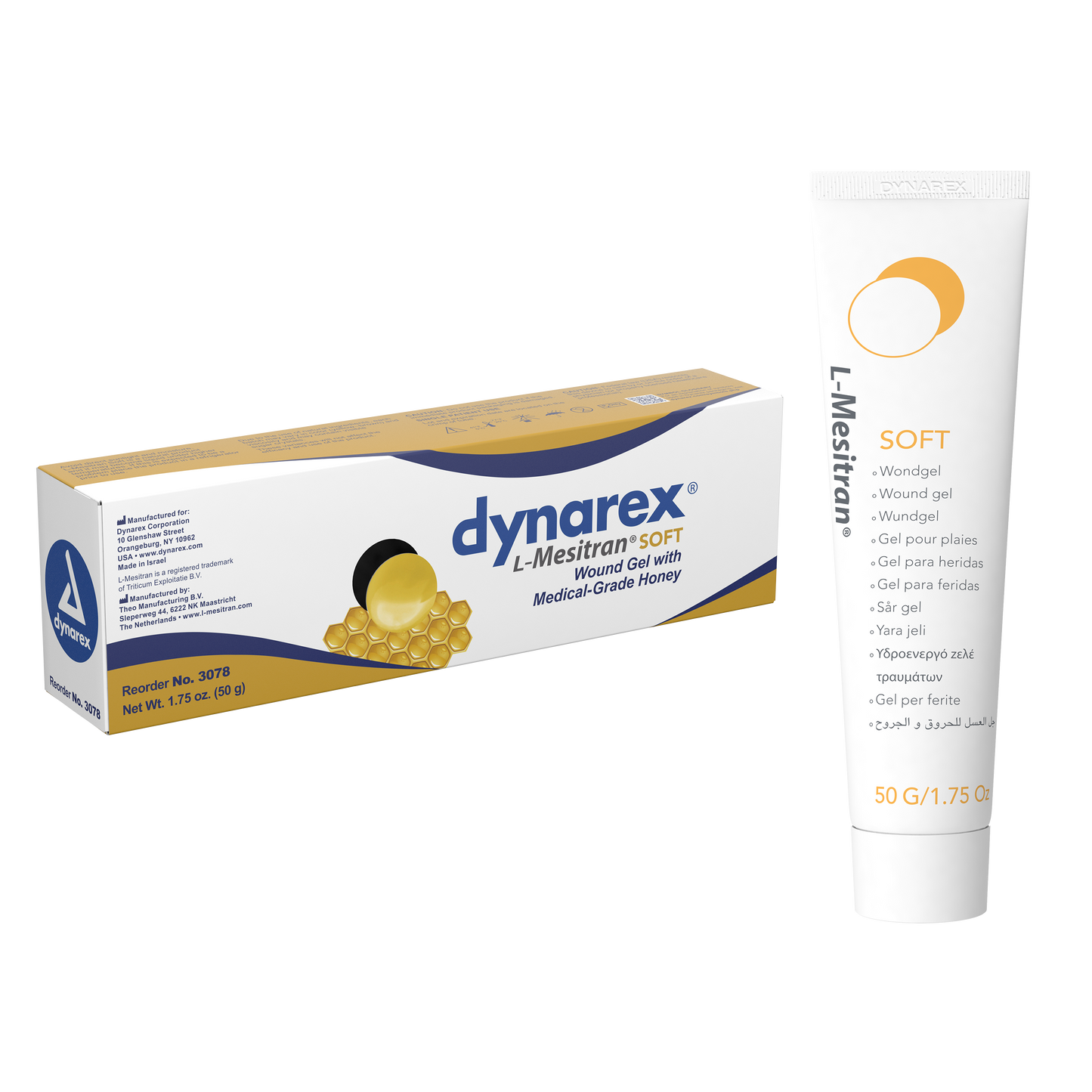 Dynarex L-Mesitran Soft, 1.75 oz. Tube, 24/cs