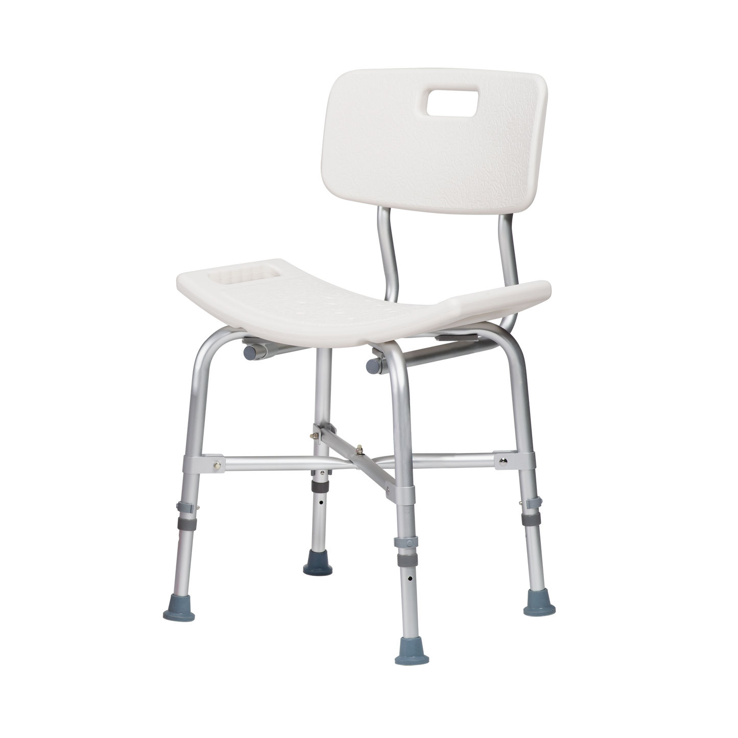 Bariatric Shower Chair w/ Back, White 10321