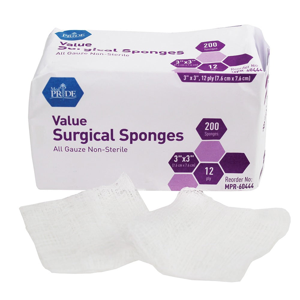 Shield Line Value - Gauze Sponge N/s - 3x3 - 12 Ply - 20/200/cs. (4M) *limited Availability medical supply
