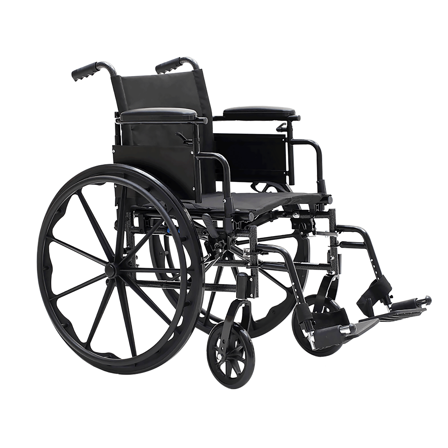 DynaRide S4 X-Lite Wheelchair - 18" x 16" w/ Flip Desk Arm F, Silver Vein, 1pc/cs