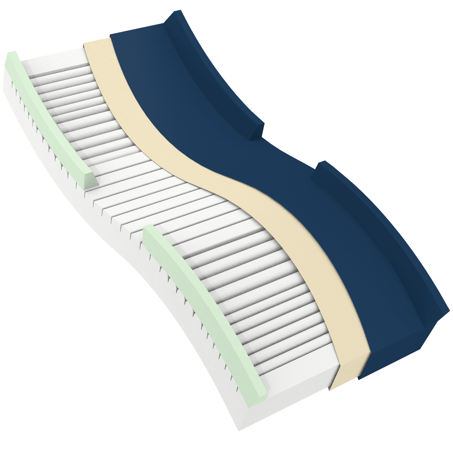 DynaRest Multizone Foam Pressure Redistribution Mattress w/, 36" x 80" (10420P)