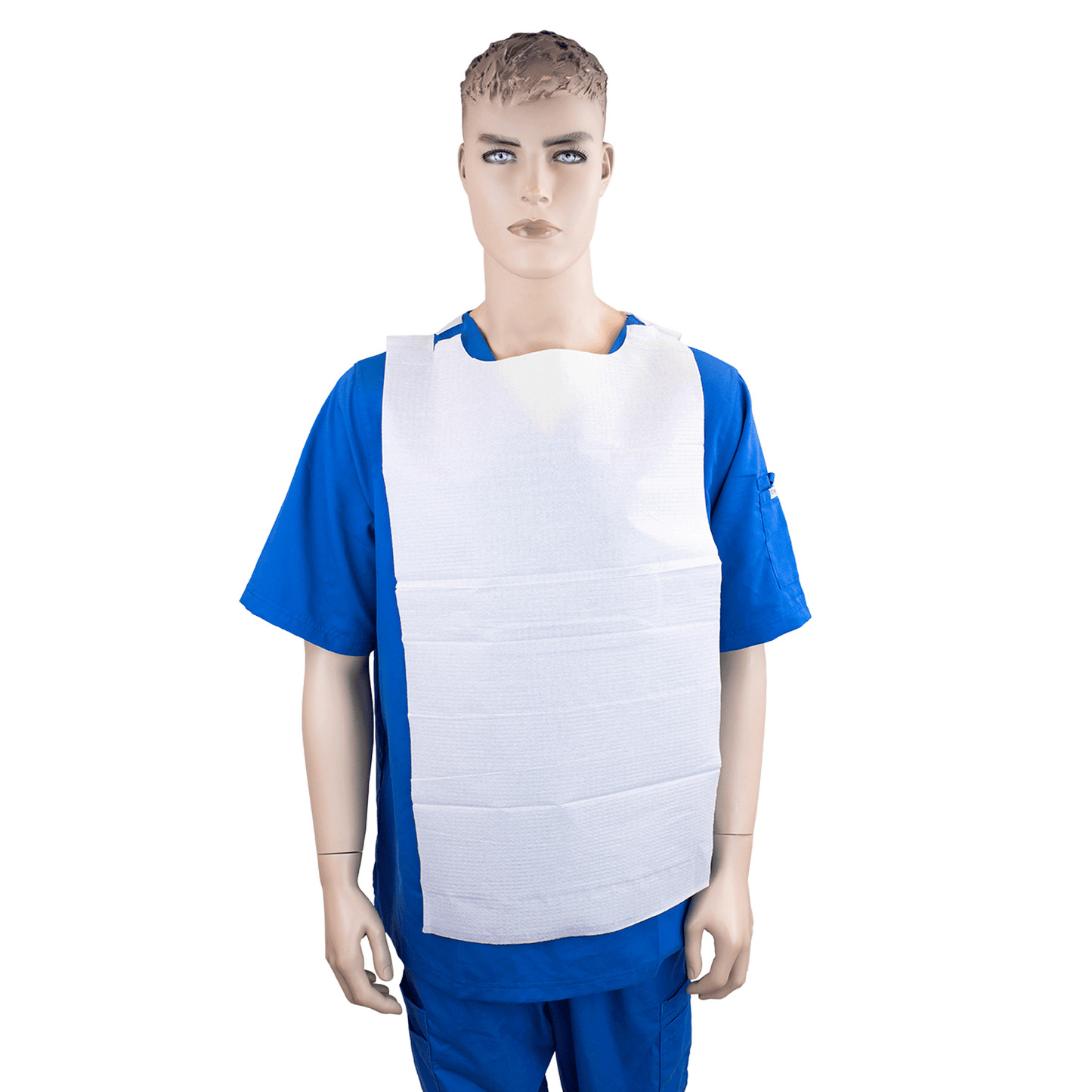 Disposable Adult Lap Bibs Slipover, 16" x 33", Case (4406)