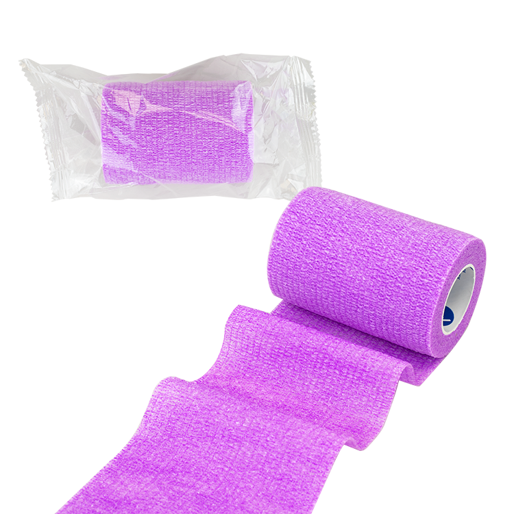 Sensi Wrap, Self-Adherent - Latex Free, 4" X 5 yds Purple, 18/cs