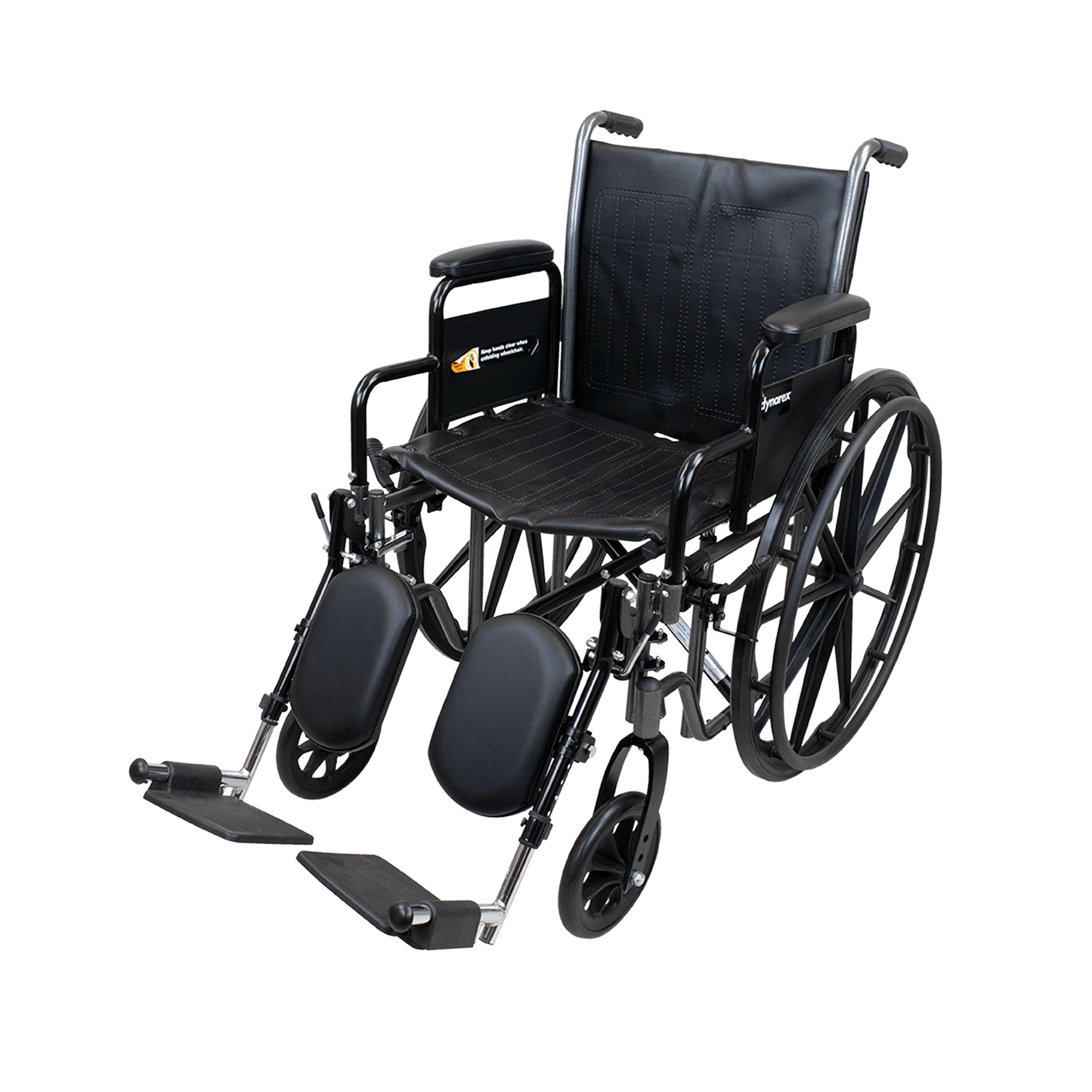 DynaRide S2 Wheelchair - 16" x 16" w/ Detach Desk Arm ELR, Silver Vein, 1pc/cs