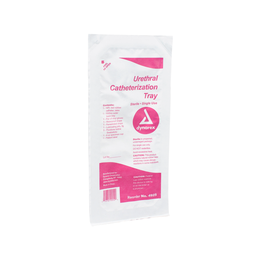 Urethral Catheterization Tray, 20/cs
