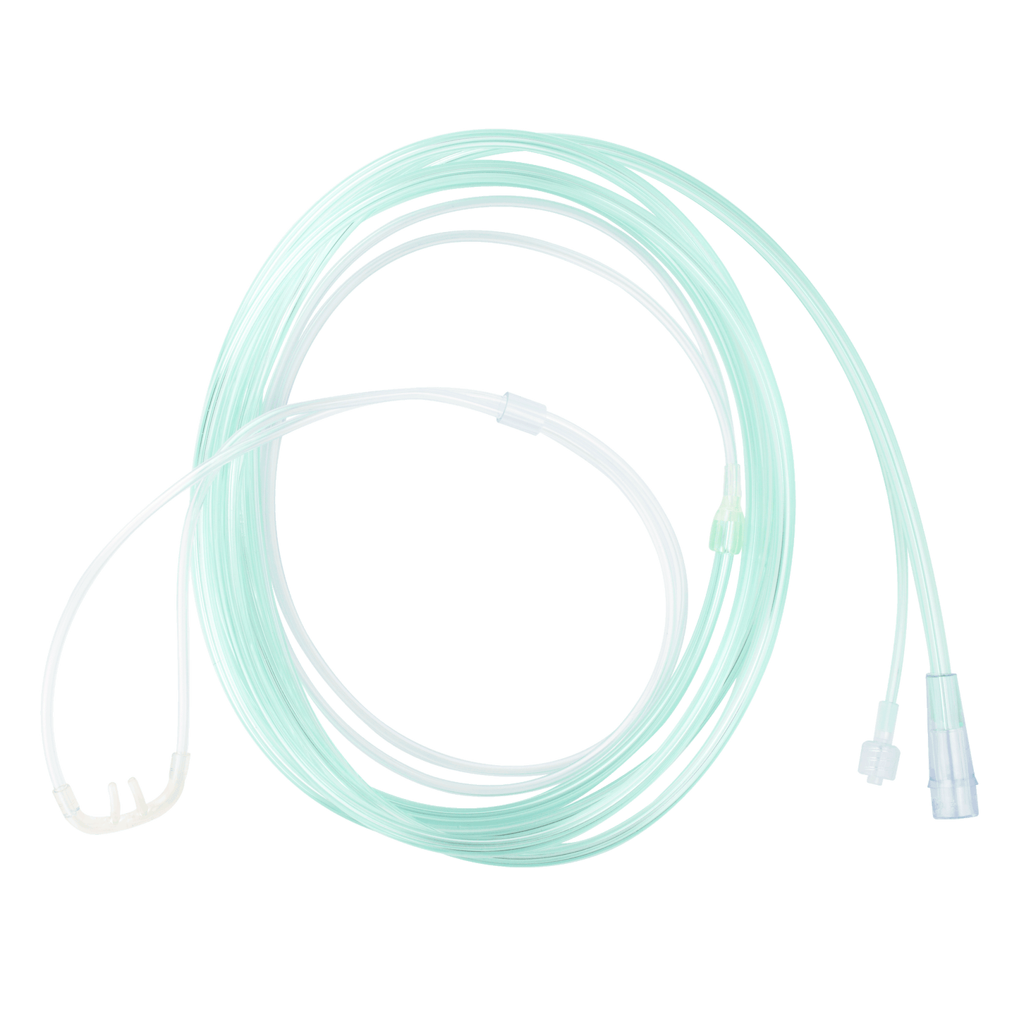 EtCO2 Nasal Sampling Cannula w/ 7' (2.1 m) Tubing w/ Male Lu, Infant/Standard 02 Tubing Conn, 25/cs