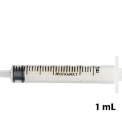1cc Syringes w/o Needle Products, Supplies and Equipment