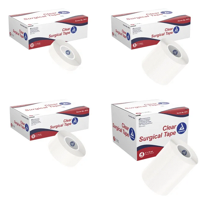 1/2" Transparent Surgical Tape Products, Supplies and Equipment