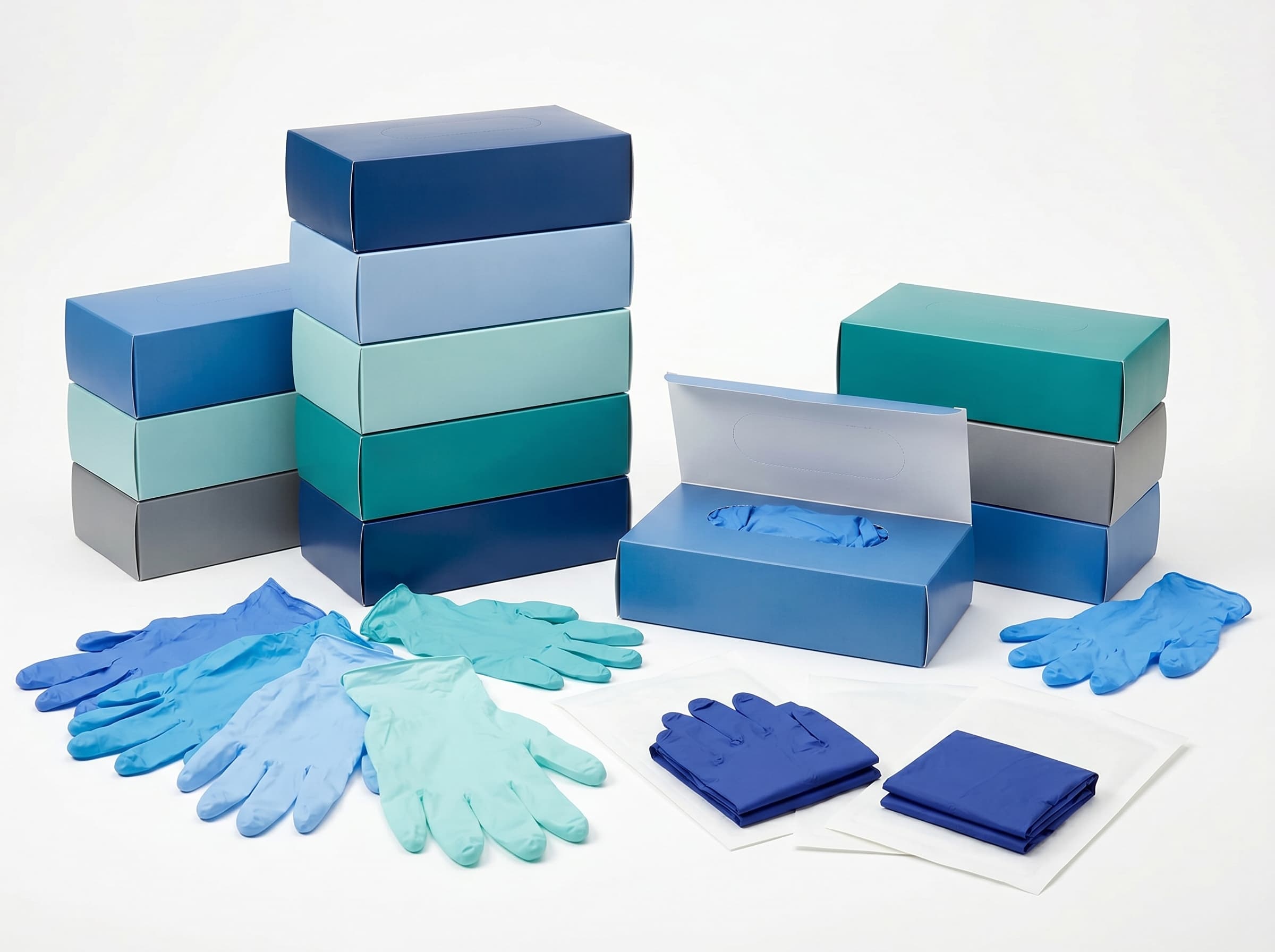 Disposable exam gloves