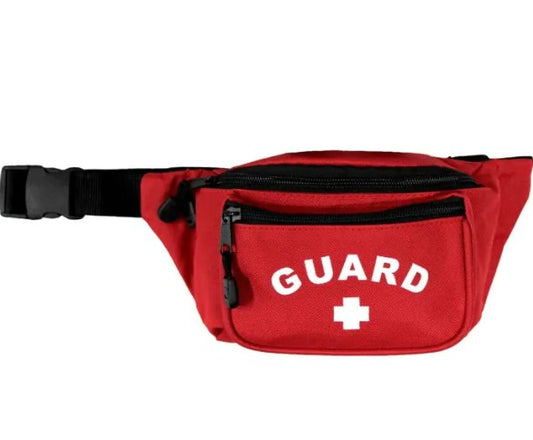 Fanny Pack with GUARD Logo, Red (10-103-RED)