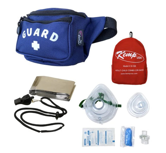 Fanny Pack with Lifeguard Essentials, Navy (10-103-NVY-S2-COMBO)