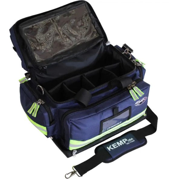 Kemp USA, Premium Large Professional Trauma Bag, Navy Blue (10-104-NVY-PRE)