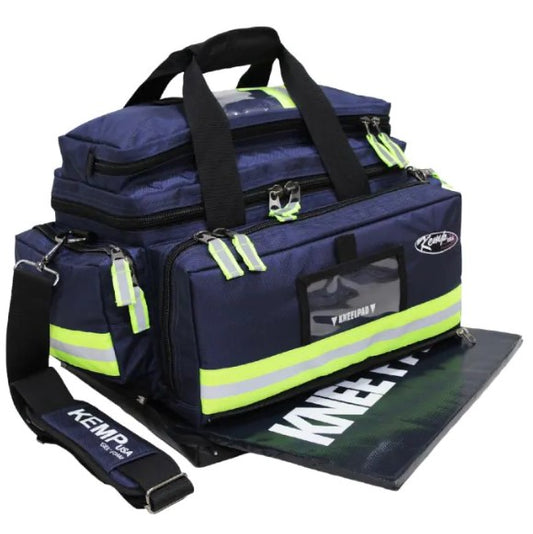 Kemp USA, Premium Large Professional Trauma Bag, Navy Blue (10-104-NVY-PRE)