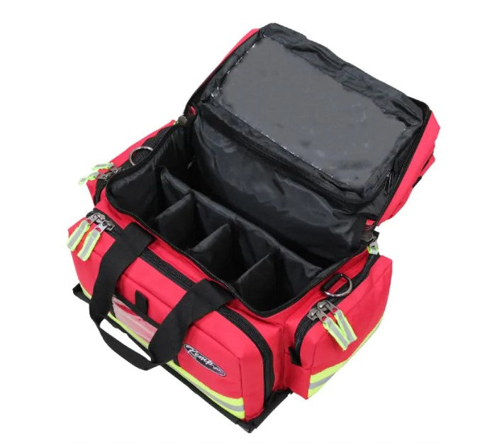 Kemp USA, Large Professional Trauma Bag, Red (10-104-RED)