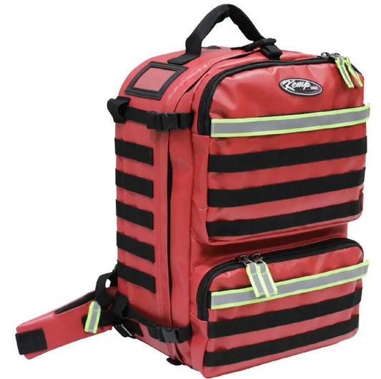 Premium Rescue & Tactical EMS Bag, Red Tarpaulin (10-122-RED-TPN)