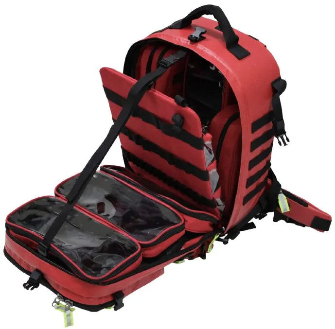 Premium Rescue & Tactical EMS Bag, Red Tarpaulin (10-122-RED-TPN)
