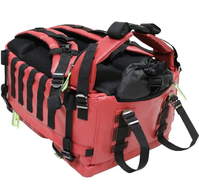 Premium Rescue & Tactical EMS Bag, Red Tarpaulin (10-122-RED-TPN)