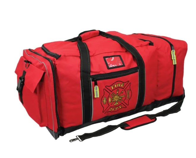 Kemp USA, Firefighter Gear Bag, Red (10-123-RED)