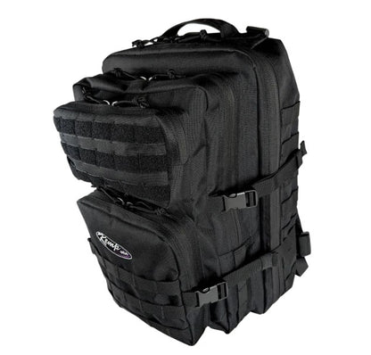 3-Day Assault Molle Backpack, Large Rucksack Style, Black (10-131-BLK)