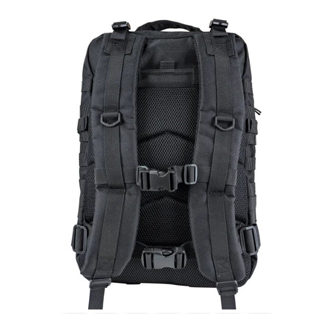 3-Day Assault Molle Backpack, Large Rucksack Style, Black (10-131-BLK)
