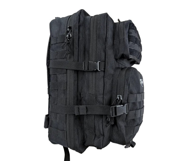 3-Day Assault Molle Backpack, Large Rucksack Style, Black (10-131-BLK)