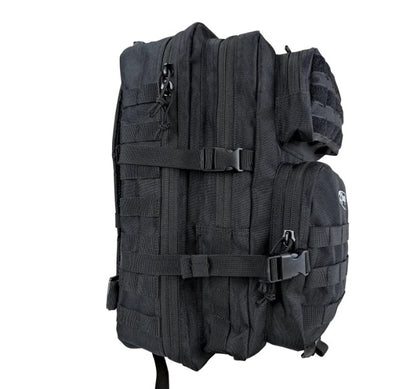 3-Day Assault Molle Backpack, Large Rucksack Style, Black (10-131-BLK)