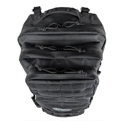 3-Day Assault Molle Backpack, Large Rucksack Style, Black (10-131-BLK)