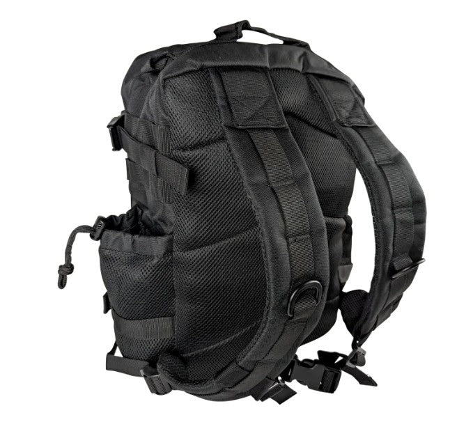 Small Assault / Tactical Backpack for Military Army, Black (10-132-BLK)