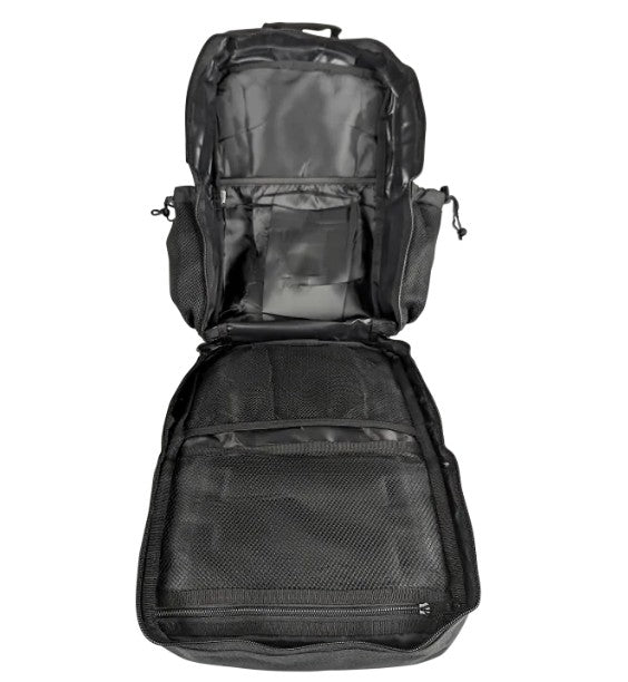 Small Assault / Tactical Backpack for Military Army, Black (10-132-BLK)