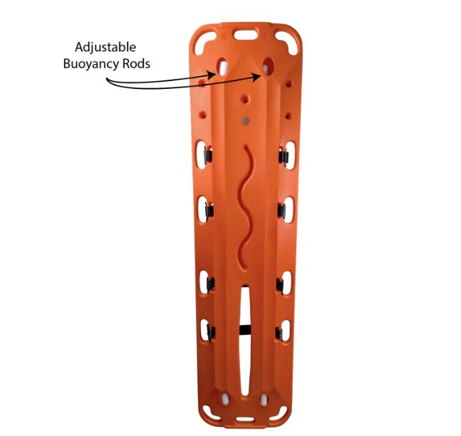 Aquatic Plastic Spineboard (Board/Straps Only-No Head Blocks) (10-982)