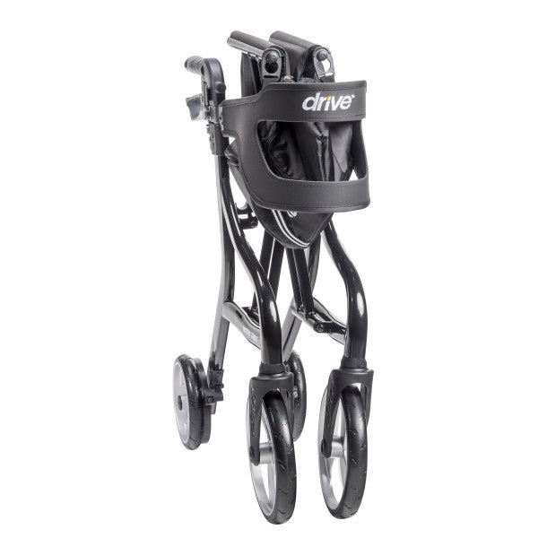 Nitro Sprint Rollator Rolling Walker, Hemi Height, Black (102662BK-H)