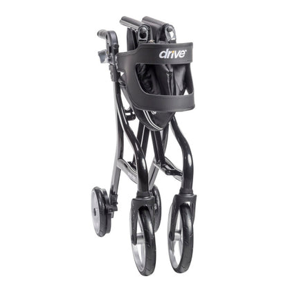 Nitro Sprint Rollator Rolling Walker, Hemi Height, Black (102662BK-H)