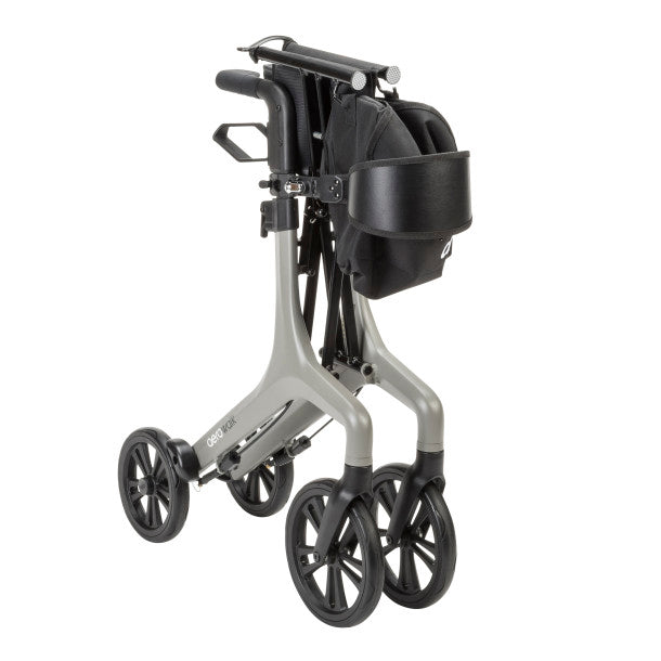 AeroWalk Ultra-Lite Rollator Rolling Walker, Grey