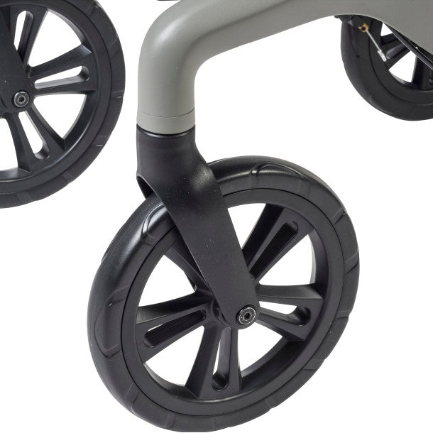AeroWalk Ultra-Lite Rollator Rolling Walker, Grey