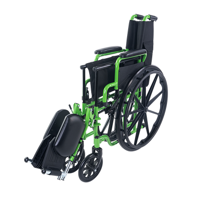 GreenLine Cruiser Wheelchairs, 16” x 16”, Elevating Leg Rest (10283-ELR)