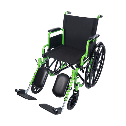 GreenLine Cruiser Wheelchairs, 16” x 16”, Elevating Leg Rest (10283-ELR)