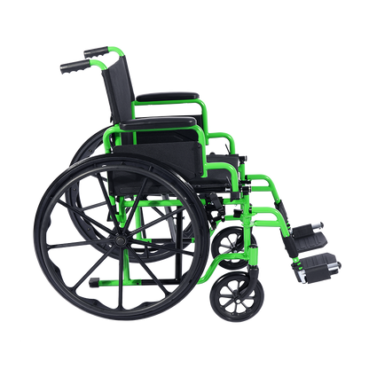 GreenLine Cruiser Wheelchairs, 18” x 16”, with Foot Rest (10284-FR)