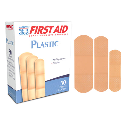 Sterile Plastic Adhesive Bandages, Assorted Sizes (1047033)
